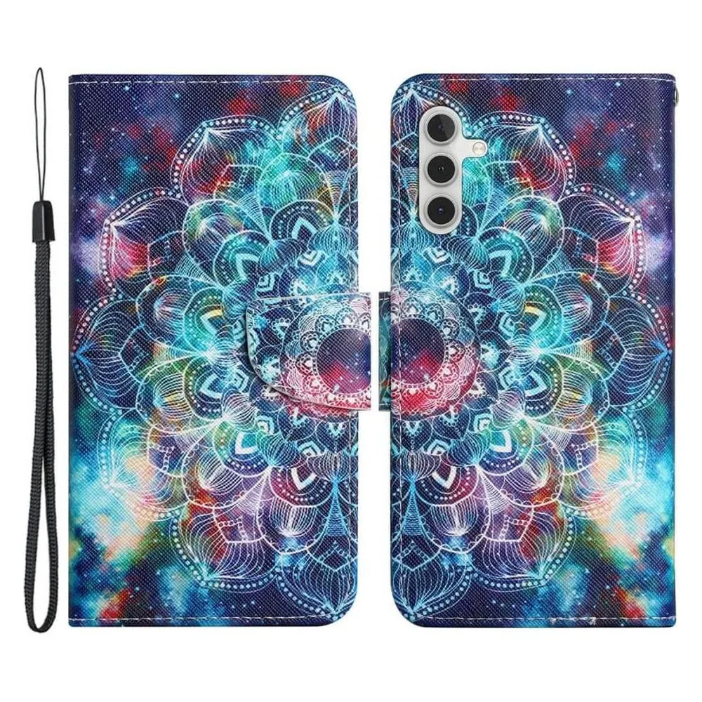 Cover-Discount Leder Etui Hülle Mandala