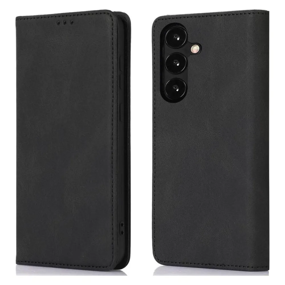 Cover-Discount Vintage Flip Case Hülle blau (Samsung Galaxy S24)