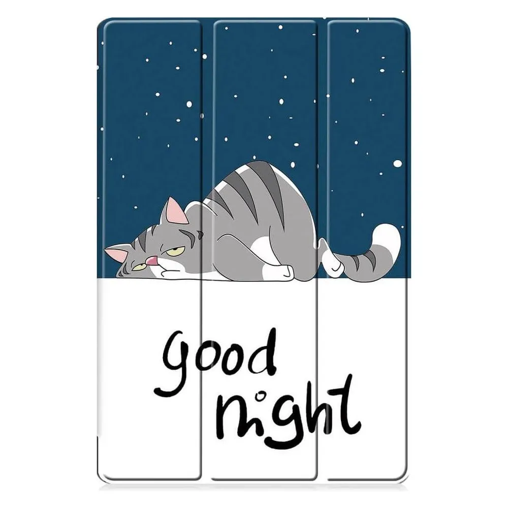 Cover-Discount Galaxy Tab S9 FE+ - Tri-fold Smart Case Good Night