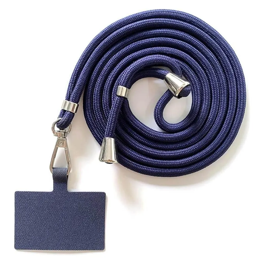 Cover-Discount Universal Handykette Umhängeband dunkelblau