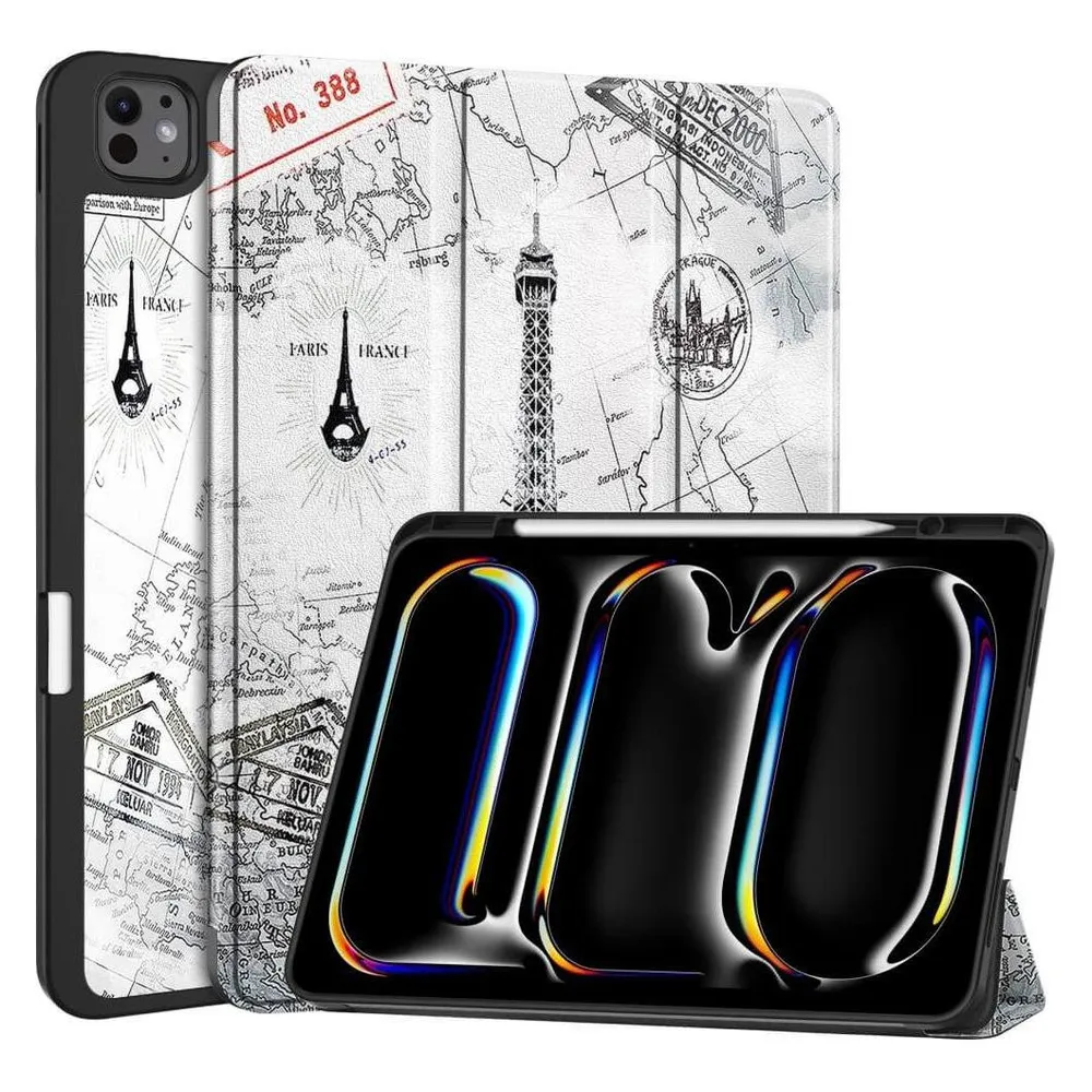 Cover-Discount iPad Pro 13 - Smart Case Pencil Halter (Apple iPad Pro 13 2024, Apple iPad Pro 13 2025)