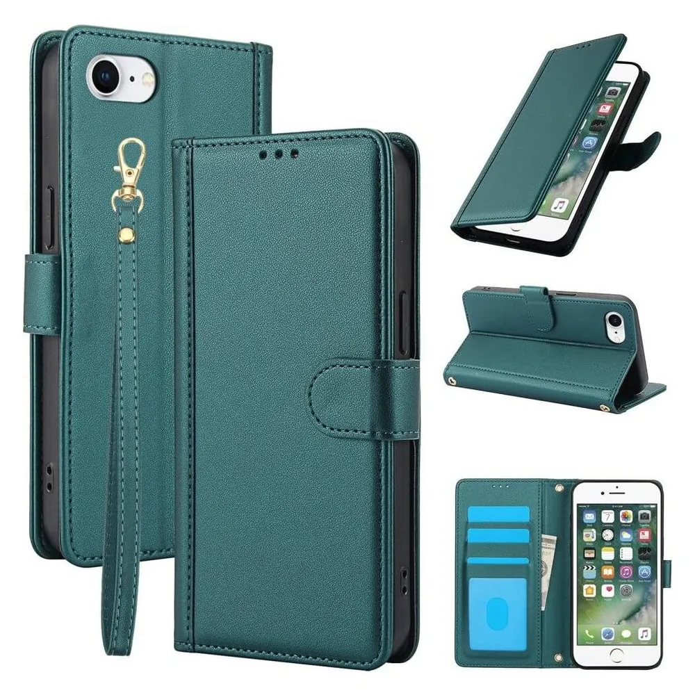 Cover-Discount iPhone 17e / 16e - Elegantes Hüllen Etui mit Handschlaufe (Apple iPhone 16e, Apple iPhone 17e)