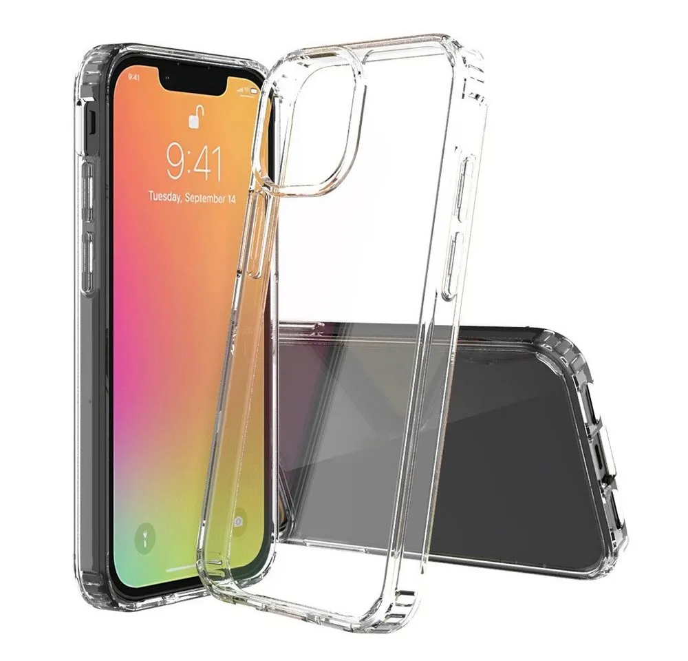 CoverKingz Handyhülle Hülle für Apple iPhone 13 Mini Handyhülle Hybrid Silikon Case Bumper 14,0 cm