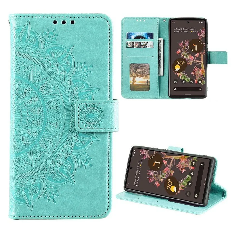 CoverKingz Handyhülle Hülle für Google Pixel 6 Handyhülle Tasche Flip Case Cover Etui 16,5 cm