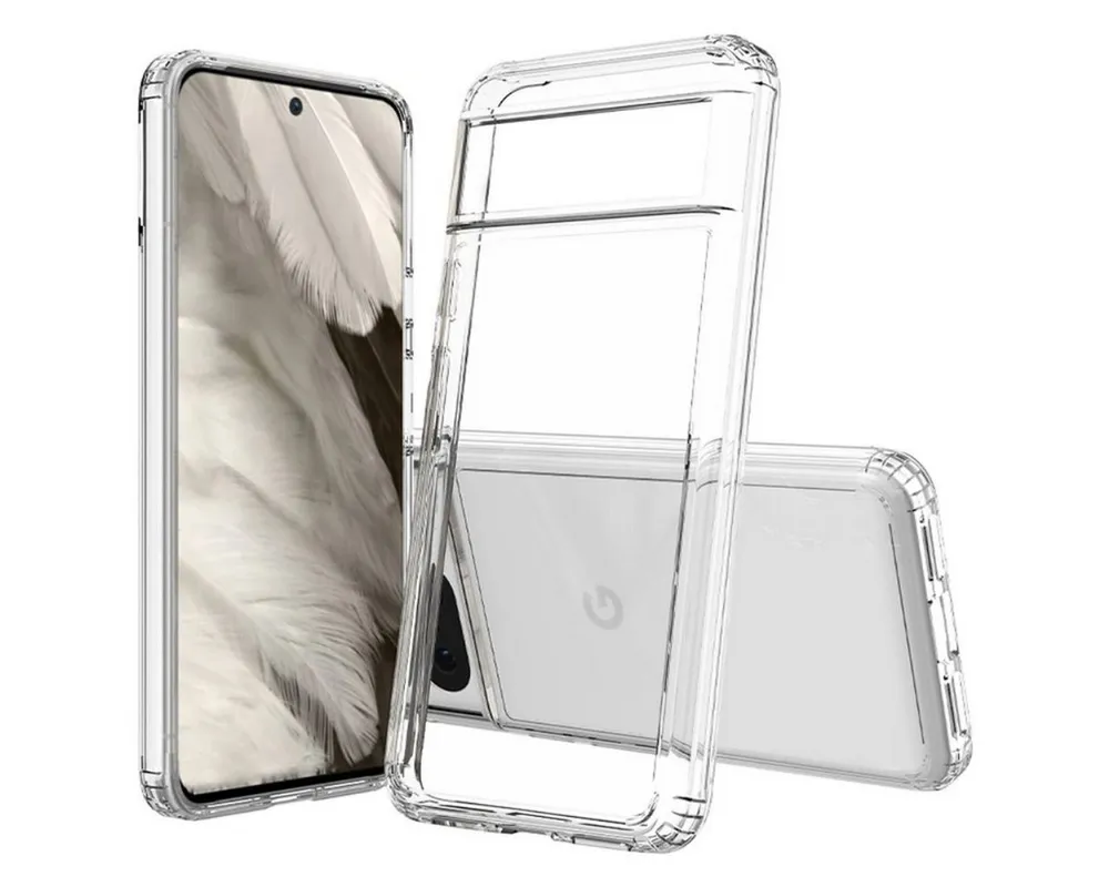 CoverKingz Handyhülle Hülle für Google Pixel 8 Handy Case Hybrid Silikon Bumper Schutzhülle 15,74 cm