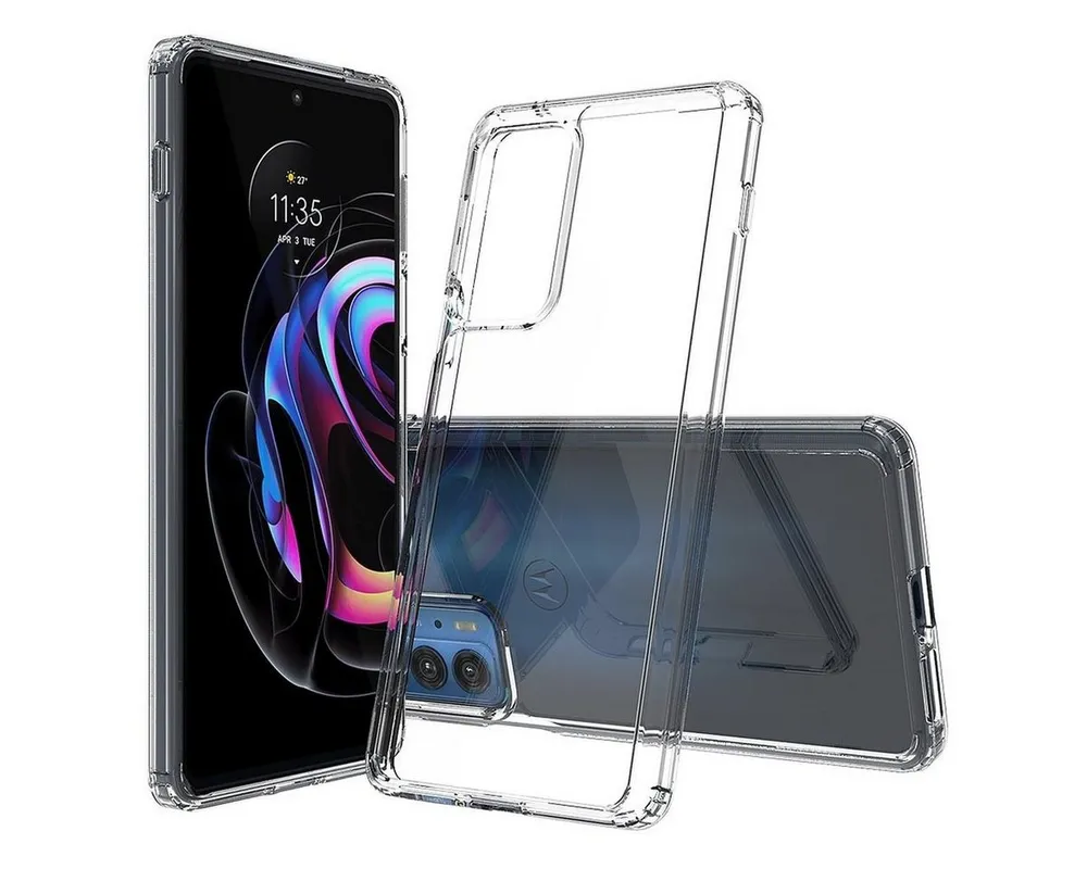 CoverKingz Handyhülle Hülle für Motorola Edge 20 Pro Handyhülle Hybrid Silikon Case Bumper 17,02 cm