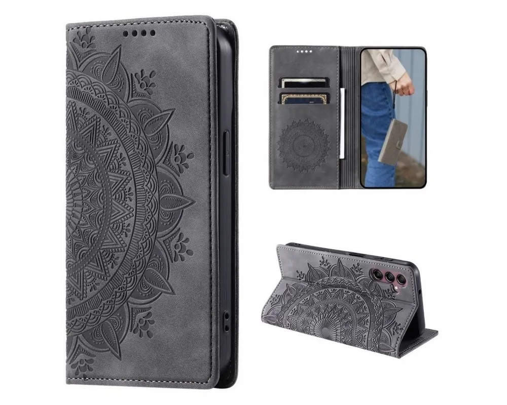 CoverKingz Handyhülle Hülle für Samsung Galaxy S24 Handyhülle Flip Case Cover Tasche Etui 15,7 cm