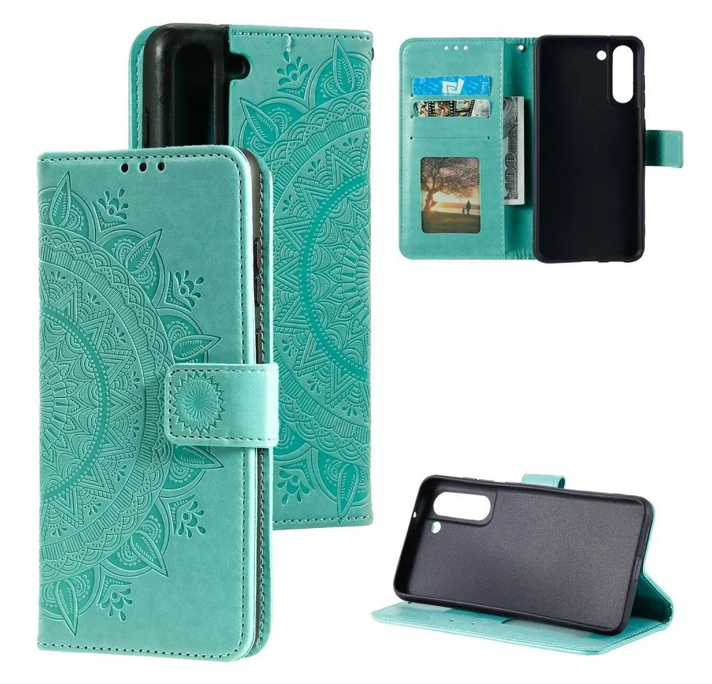 CoverKingz Handyhülle Hülle für Samsung Galaxy S21 FE Handyhülle Flip Case Cover Etui 16,5 cm