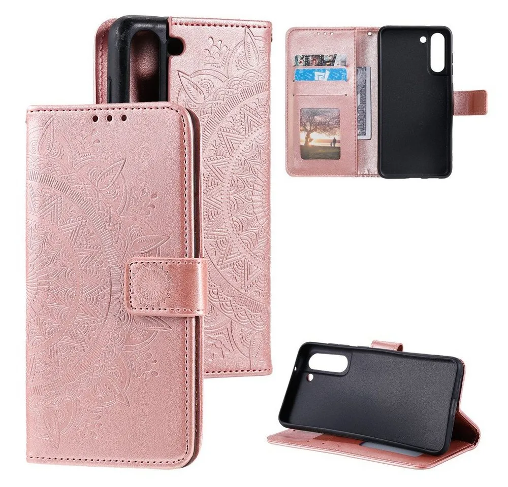 CoverKingz Handyhülle Hülle für Samsung Galaxy S21 FE Handyhülle Flip Case Cover Etui 16,5 cm