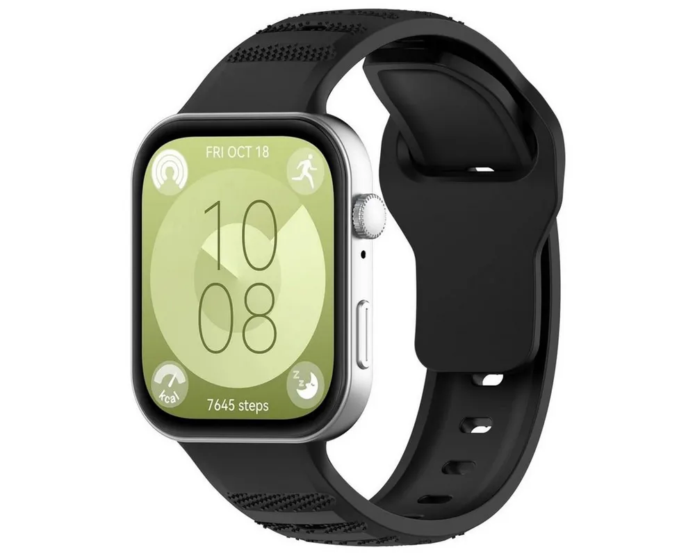 CoverKingz Handyhülle Sportarmband für Huawei Watch Fit 3 Verstellbar Silikon Band 24mm