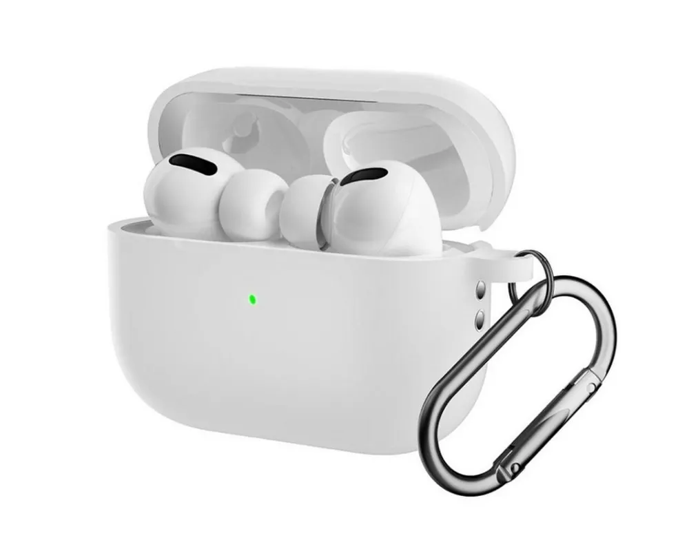 CoverKingz Kopfhörer-Schutzhülle Hülle für Apple AirPods Pro 2 Silikon Case Cover Etui Bumper, Ladecase Tasche stoßfest Silikonhülle Schutztasche Silikoncase