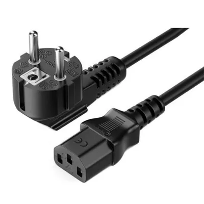 Cradia-Stromkabel, 3 m, Schwarz