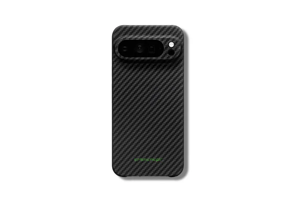 CRBNCNCPT Handyhülle Carbon Fiber x Aramid Pixel 10 / 9 Pro XL Hülle Case Cover Schwarz, MagSafe, Magnetisch, Superleicht, Ultrarobust