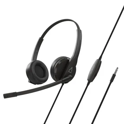 Creative HS-230 kabelgebundene USB- und 3,5-mm-Kopfhörer für Büro schwarz
