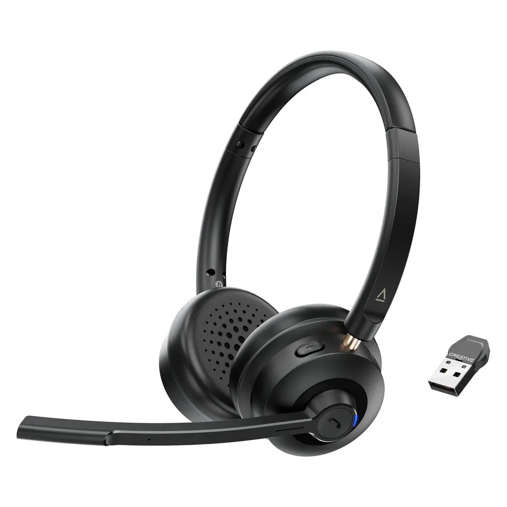 Auriculares Creative Chat Wireless inalámbricos Bluetooth USB-C con Cancelación de Ruido
