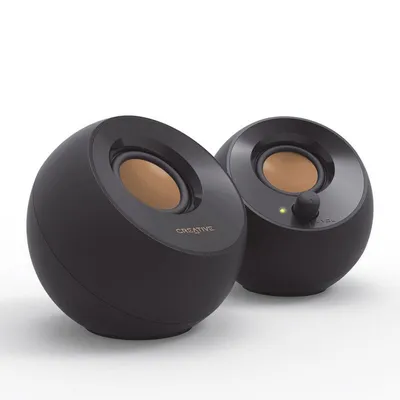 Creative Pebble 2.0 schwarze USB-Stereolautsprecher