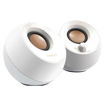 Creative Pebble 2.0 USB-Stereolautsprecher weiß