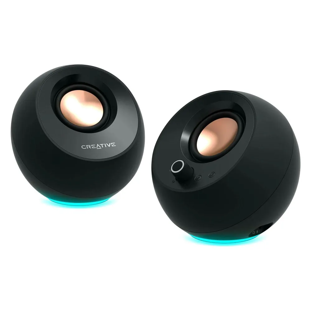 Lautsprecher Creative Labs Pebble Pro USB-C 20W mit RGB-Beleuchtung
