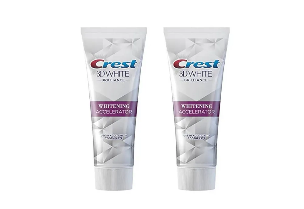 Crest Zahnpflege-Set 3D White Brilliance Accelerator Intensiv Zahnweiss 75ml -, 2-tlg.