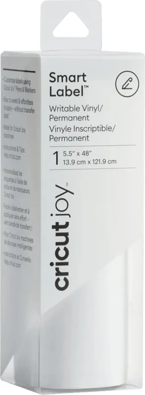 Cricut Joy Smart Beschreibbare Etiketten 14x122 Weiß