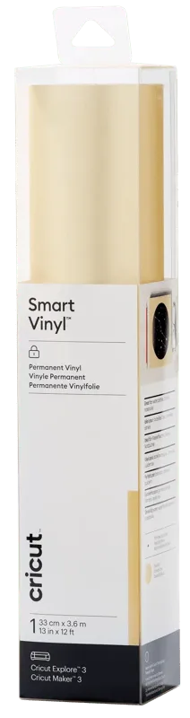 Cricut Smart Vinyl Permanent 33x366 Shimmer Gold