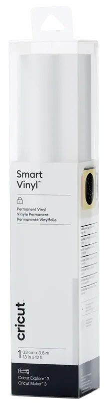 Cricut Smart Vinyl Permanent 33x366 Shimmer Silber