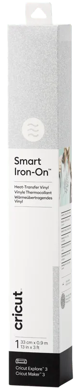 Cricut Smart Iron-on 33x91 Glitter Silber