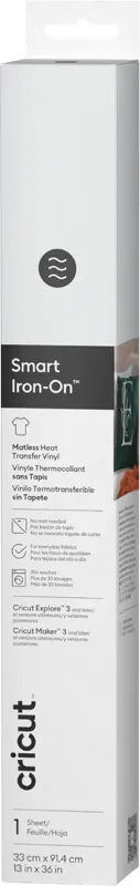 Cricut Smart Iron-on Weiß 33 x 91 cm