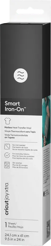 Cricut Smart Iron-On Joy Xtra 24,1 x 61 cm Schwarz