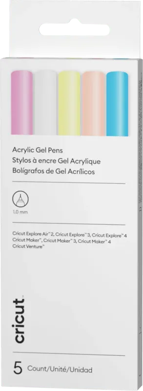 Cricut Explore/Maker Acrylgelstifte 5er-Pack 1,0 mm