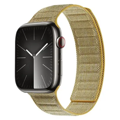 Crong Melange - Magnetarmband für Apple Watch 38/40/41 mm (Melange-Gelb)