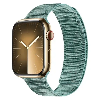 Crong Melange - Magnetarmband für Apple Watch 42/44/45/49 mm (türkis melanz)