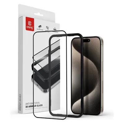 Crong Tempered glass (1 Stk., Apple iPhone 15 Pro)