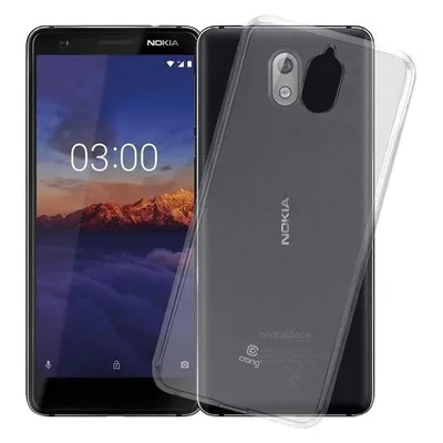 Crong Crystal Slim Cover - Nokia 3.1 Hülle (Transparent)