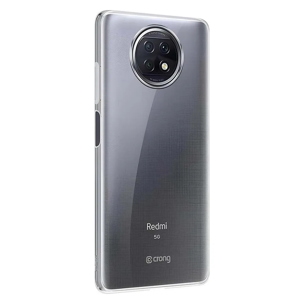 Crong Crystal Slim Cover - Xiaomi Redmi Note 9T Hülle (Transparent)