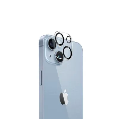 Kameraprotector Crong für iPhone 14/14 Plus, gehärtetes Glas 9H, transparent
