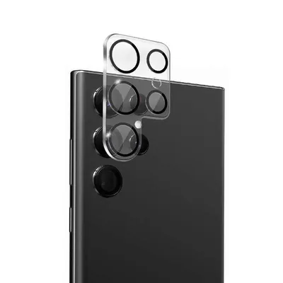 Kameraprotector Crong für Samsung Galaxy S23 Ultra, transparentes gehärtetes Glas