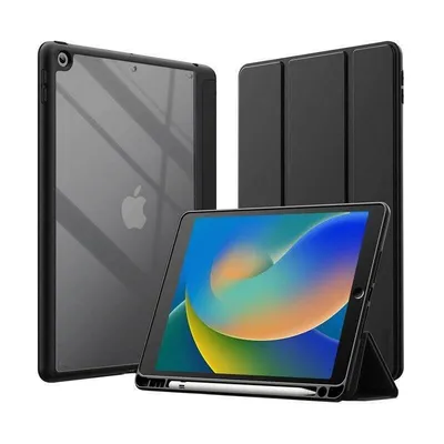 Tablet-Hülle CRONG PrimeFolio Folio iPad 10.2 Schwarz Transparent