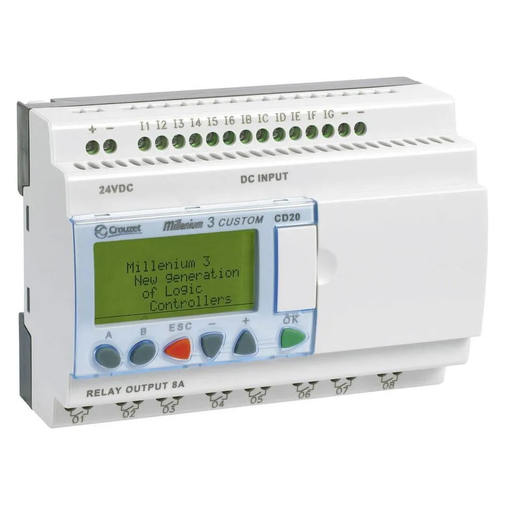 Crouzet Prozessmodul Millenium 3 20I/O 24VDC