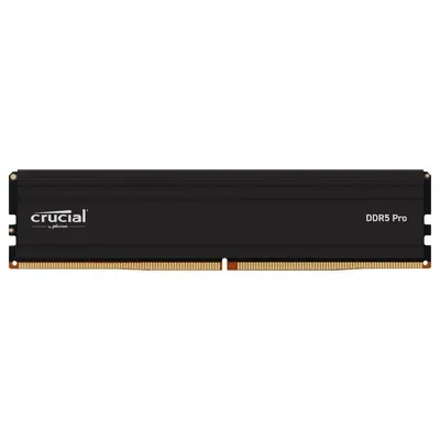 Memoria RAM Crucial Pro CP16G60C48U5T 16GB 1x16GB DDR5 6000MHz CL48 Heatspreader Schwarz