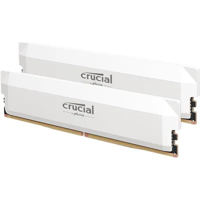 Crucial Pro OC DDR5 6000 MHz 32 GB 2 x 16 GB CL36 Intel XMP 3.0 und AMD EXPO Weiß
