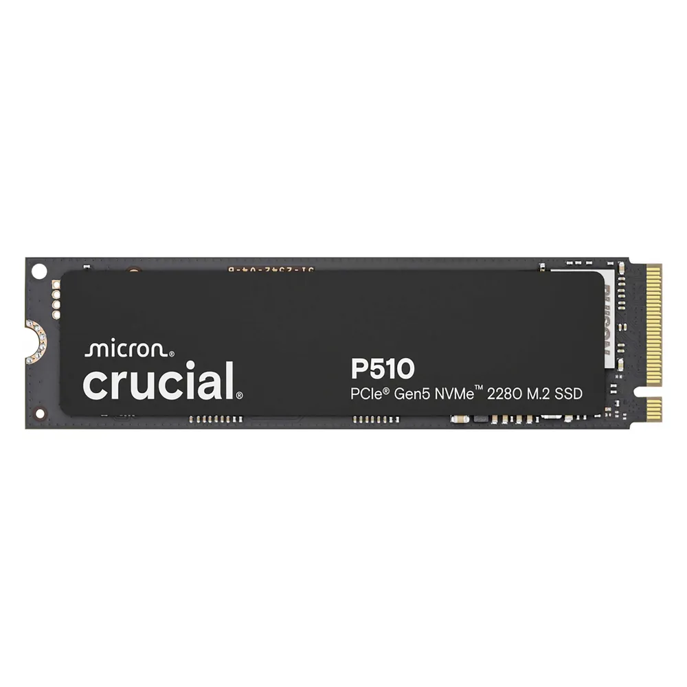 SSD Crucial P510 1TB M.2 PCIe 5.0 NVMe TLC 11000MB/s Gaming Hochleistung