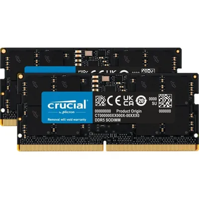 Crucial CT2K8G48C40S5 DDR5 SO-DIMM 4800 MHz 16 GB 2 x 8 GB CL40