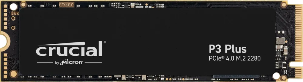 Crucial P3 Plus SSD 4TB | ct4000p3pssd8 | M.2 2280 / M-Key / PCIe 4.0 x4