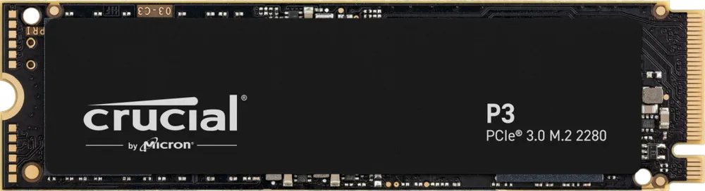 Crucial P3 SSD 4TB | ct4000p3ssd8 | M.2 2280 / M-Key / PCIe 3.0 x4