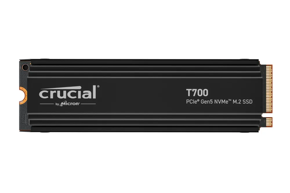 Crucial T700 SSD 4TB | ct4000t700ssd5 | M.2 2280 / M-Key / PCIe 5.0 x4 - Kühlkörper