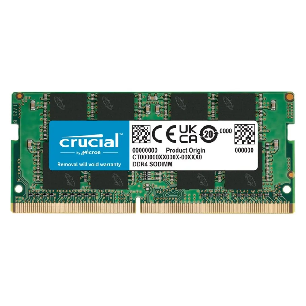Memoria RAM Crucial CT8G4SFRA32AT 8GB 1x8GB DDR4 3200MHz CL22 SO-DIMM Unbuffered