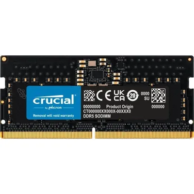 Memoria RAM Crucial CT8G56C46S5T 8GB 1x8GB DDR5 5600MHz CL46 ECC SODIMM