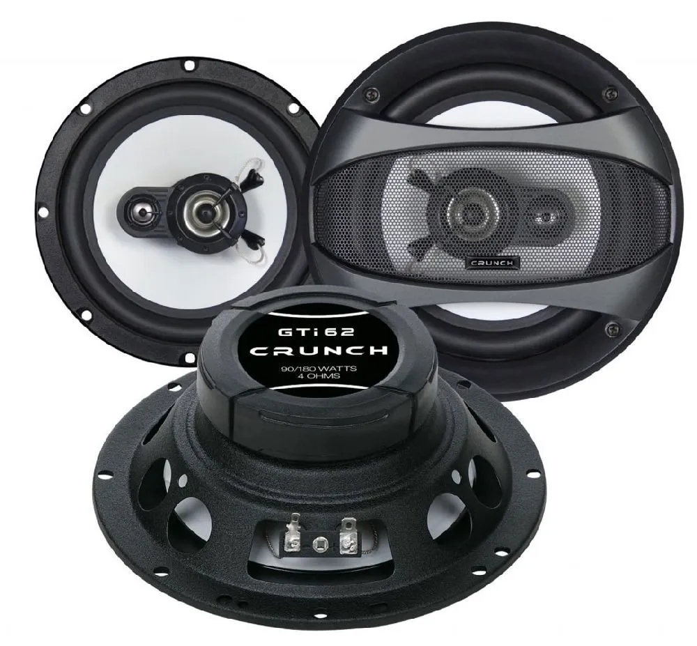 Crunch GTi62 16,5cm Koax Lautsprecher Auto-Lautsprecher (90 W)