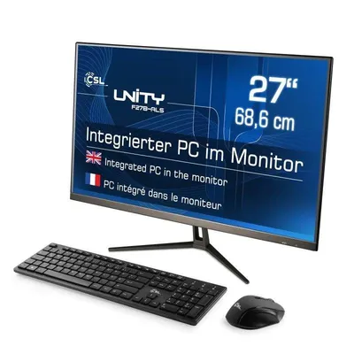 All-in-One PC CSL Unity F27b-ALS Intel N200 8GB 256GB SSD UHD 27" Windows 11 Home